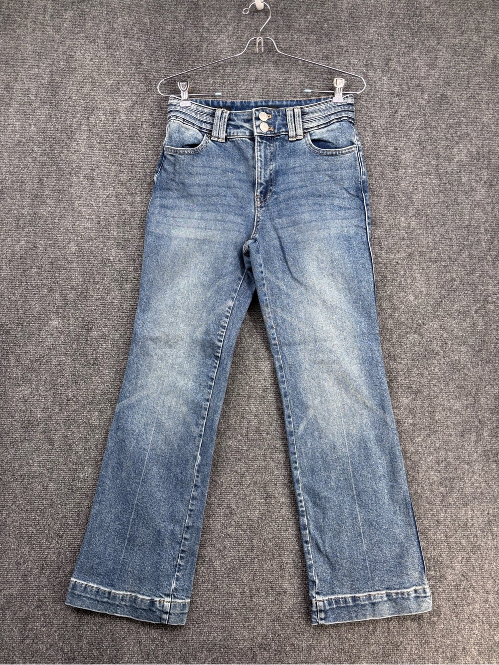 Talbots Flare Leg High Rise Medium Wash Jeans Women’s 2P